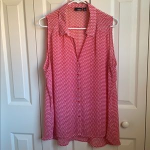 Red& White Chevron Tank